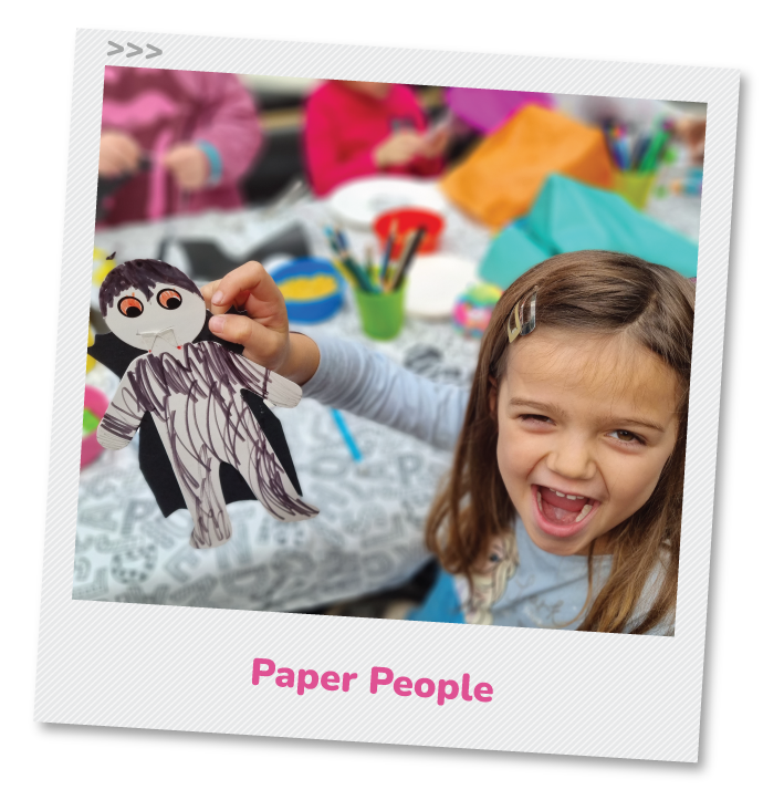 PAPER-PEOPLE Making Paper People | The Kids' Table