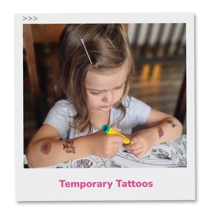 Temporary-tattoos Adding Temporary Tattoos | The Kids' Table